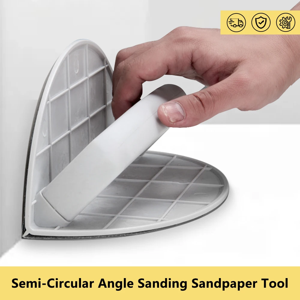 Detail Sander Corner - Многофункциональный полукруглый угловой шлифовальный инструмент для