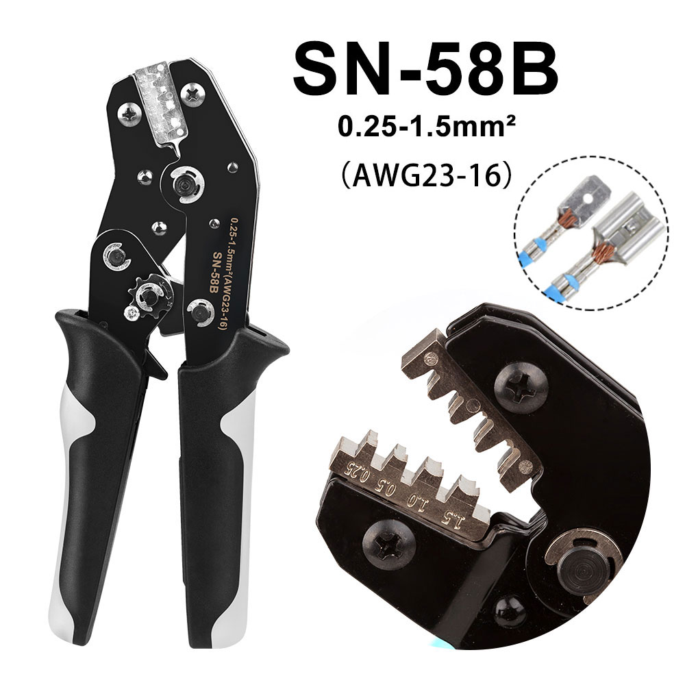 Power Tools China - SN-58B обжимные плоскогубцы с храповым механизмом,