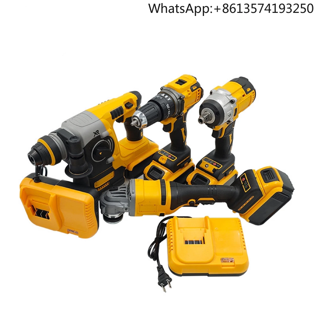Power Tools Yellow Color - Желтый бесщеточный ударный шуруповерт 18В 26