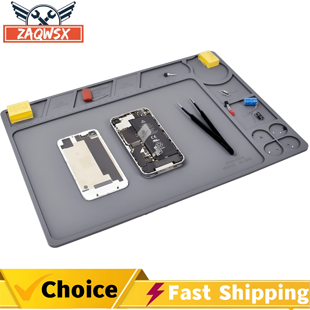 Power Tools Station - Теплоизоляционный магнитный силиконовый коврик ESD, рабочий