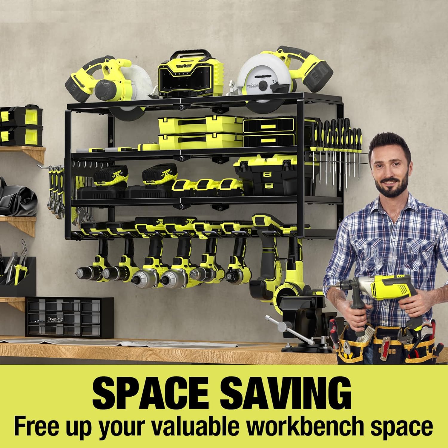 Настенный органайзер для элект – обзор и цена Power Tools Station