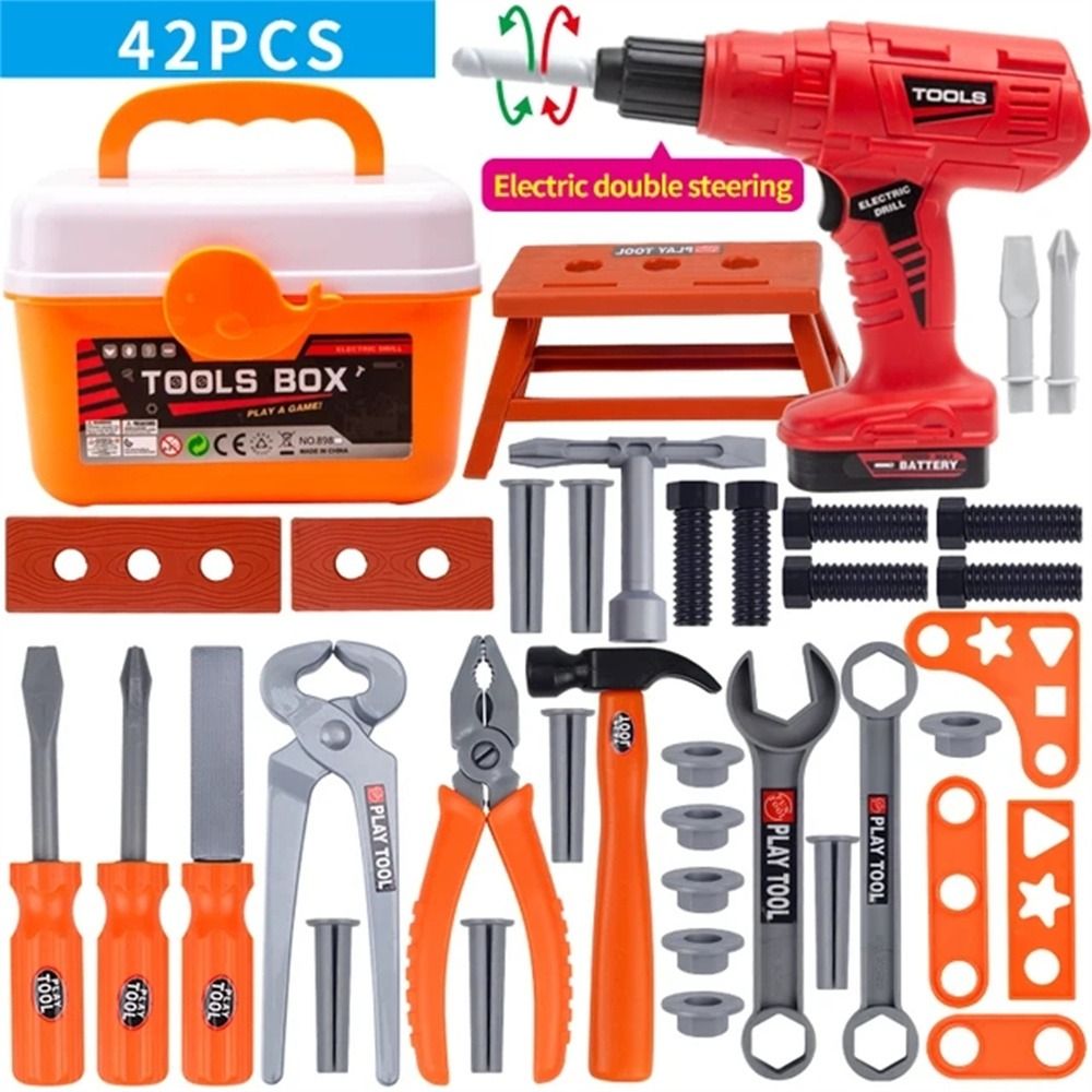 Электрический игрушечный набор – обзор и цена Power Tools In Construction