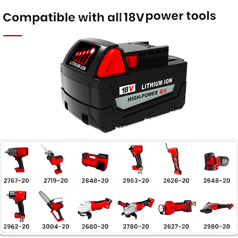 1/2/4 шт. в упаковке, литий-ио – обзор и цена Power Tools Ltd